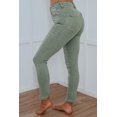 thumbnail image 2 of Daisie Risen Jeans - Olive, 2 of 5