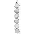 thumbnail image 4 of Sterling Silver Medium Photo Ball Locket For Six Pictures Handmade 7/8 inch NO Chain, 4 of 5