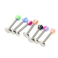 thumbnail image 4 of 20 x Stainless Steel Lip Studs Rings Bars Labret Jewelry, 4 of 10