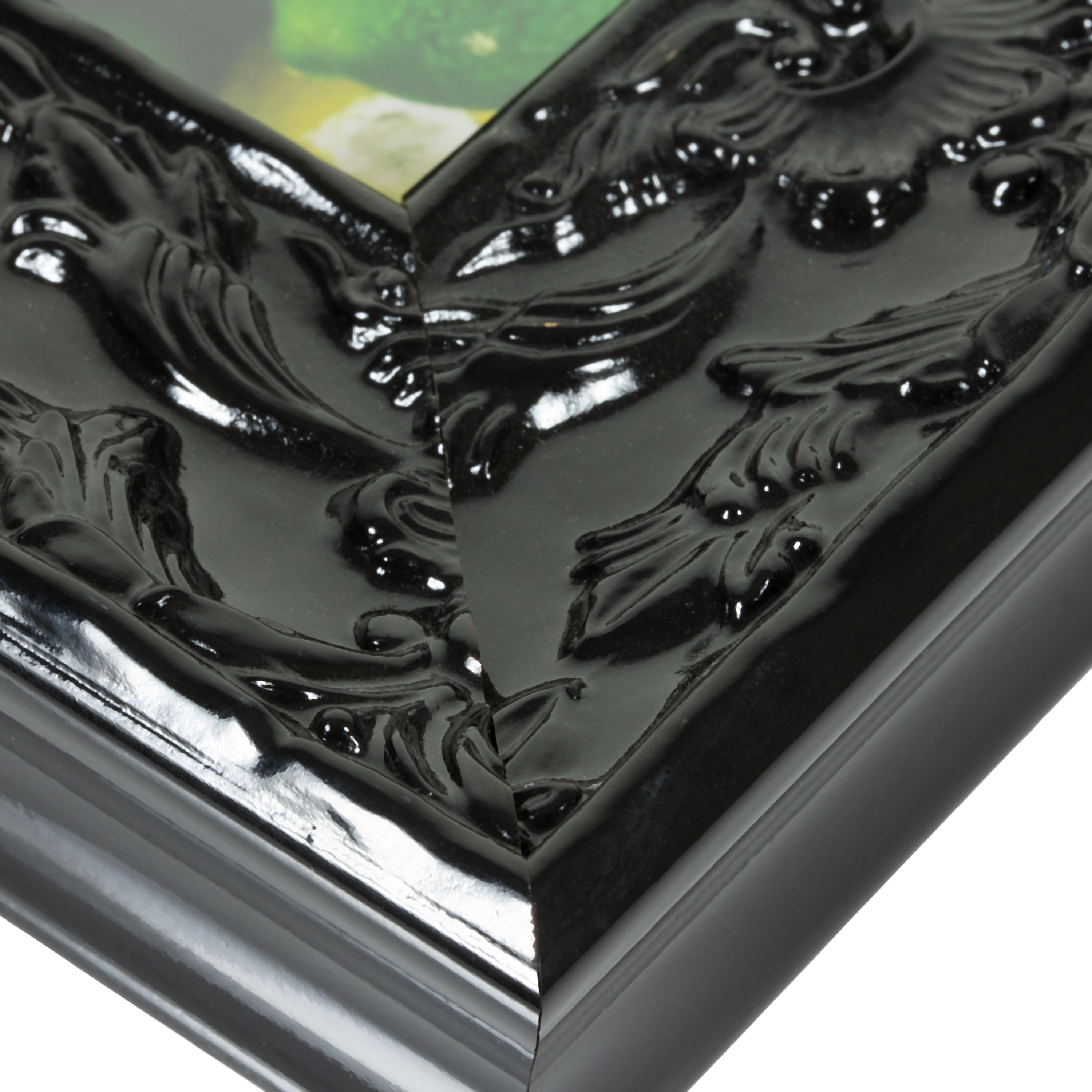 Craig Frames Renaissance, 18x24 inch Picture Frame, Ornate Obsidian Black