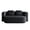 Black, variant on Sailvan 75" Convertible Sleeper Sofa, Corduroy Floor Couch to Full Bed with Blanket and 4 Pillows Beige