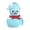 Blue, variant on Matoen Mini Snowman Figurines Christmas Snowman with Hat Christmas Glowing Micro Landscape Ornament Accessories Dollhouse Decoration