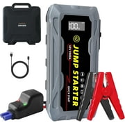 UltraSafe Car Battery Jump Starter, 3500A  Peak 12V Lithium Jump, Battery Booster, Portable Car Charger for All Gas and 10.0L Diesel Engines with Dual USB QC3.0/Type-C/LED Light