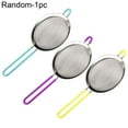 thumbnail image 2 of AMERTEER HLONK Stainless Steel Handheld Screen Mesh Oil Strainer Flour Sieve Colander Sifter, 2 of 10