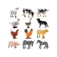 thumbnail image 2 of Animal Farm Simulation Model Toys, Miniature Figures Of Chicken, Duck, Goose, Horse, Cow, Cake Decoration, 12pcs /Set, 2 of 5