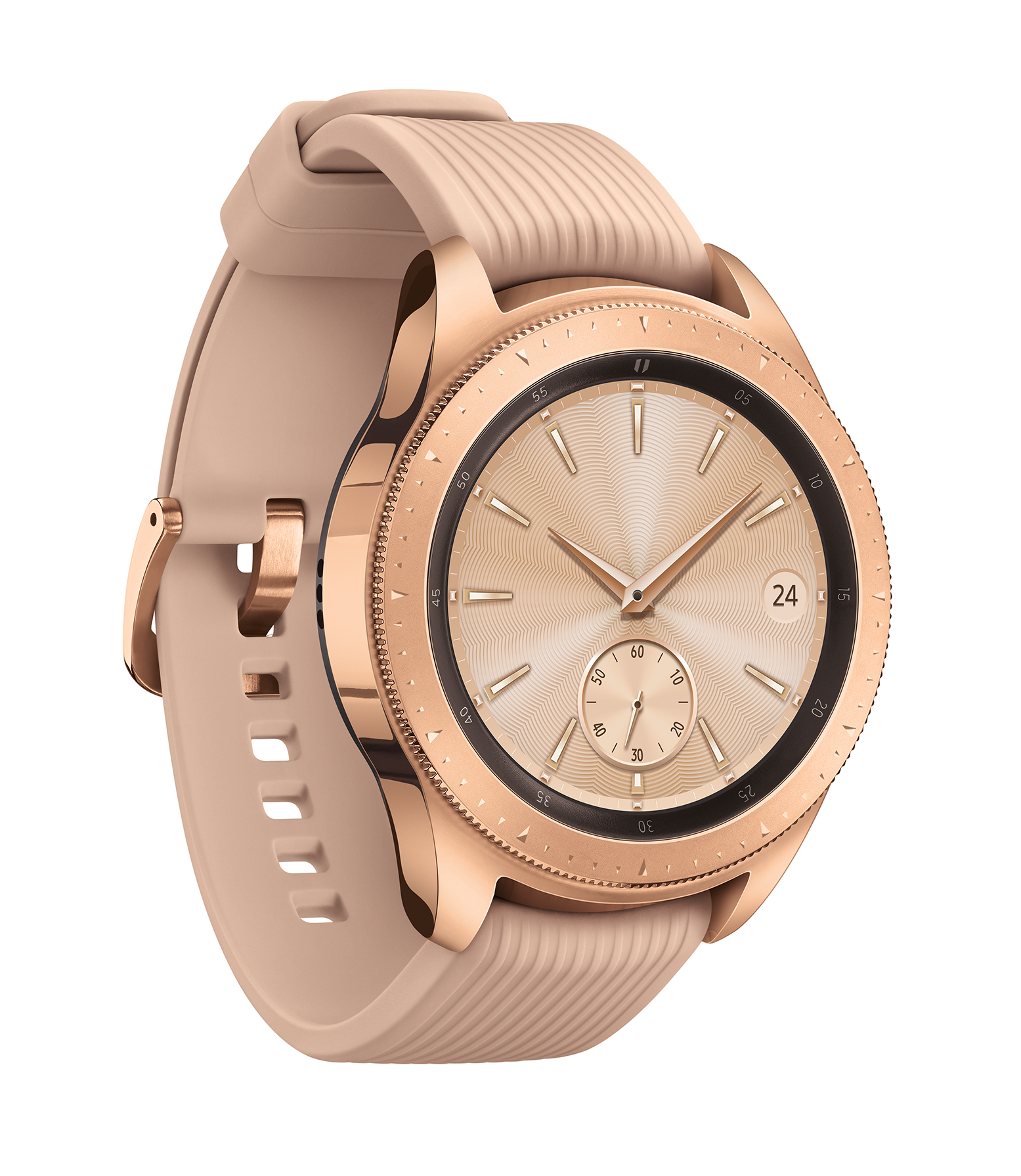 SAMSUNG Galaxy Watch - Bluetooth Smart Watch (42 mm) - Rose Gold - SM-R810NZDAXAR - image 3 of 15
