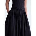 thumbnail image 3 of Scoop Women’s Belted Pleated Cotton Maxi Dress, Sizes XS-XXL, 3 of 4