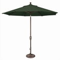 thumbnail image 1 of SimplyShade 9 ft. Octagon Push Button Tilt Market Umbrella  Forest Green, 1 of 2