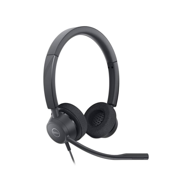 Audífonos con Micrófono Dell Pro Stereo WH3022 USB Color Negro