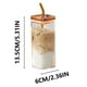 thumbnail image 3 of Taza de café de cristal de 350 ml - taza transparente de alta apariencia • Material resistente a choques térmicos duradero • Ideal para bebidas calientes o frías • Fácil de limpiar • Servir té con, 3 of 7