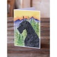 thumbnail image 2 of Schnauzer Greeting Cards and Envelopes Pack of 8, 2 of 2