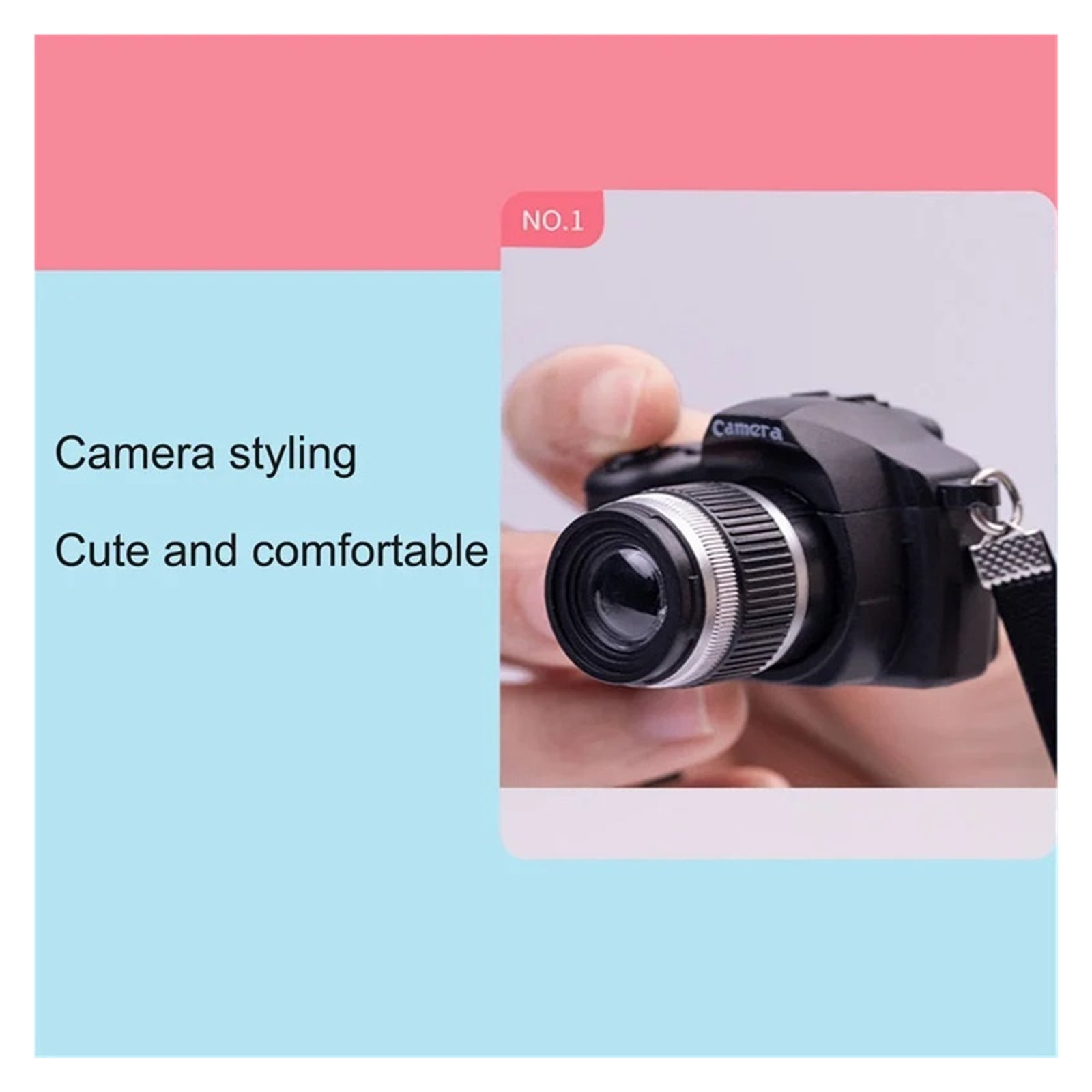 Camera Keychain Car Key Chain Key Ring Creative Small LED Camera KeyChain with Flashlight