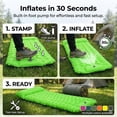 thumbnail image 3 of Lounge Mat - Your Portable Chill Zone, Thick Memory Foam Sleeping Pad for Camping, Self Inflating Travel Air Mattress with Pump, Lightweight Portable Car Tent Bed for Outdoor Backpacking, 3 of 9