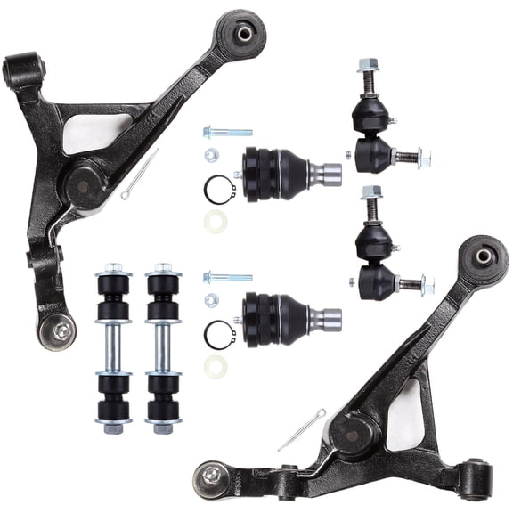 ECCPP Control Arm Kit 2001 2002 2003 2004 2005 for Chrysler Sebring for Dodge Stratus - Lower Ball Joints Lower Control Arms Front Sway Bar End Links