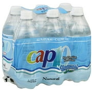 Cap10 Sparkling Mineral Natural Water, 20 oz (Pack of 4)