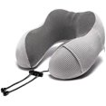 thumbnail image 1 of CHAO Almohada De Viaje De Espuma De Memoria,Portátil Coche Avión Viaje Espuma De Memoria Almohada En Forma De U Siesta De Oficina Plegable Hombres Y Mujeres Almohada De Cuello-Gris, 1 of 5