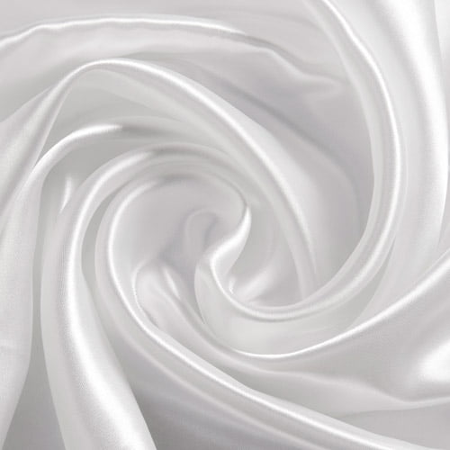 Satin Fabric White