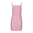 thumbnail image 2 of Mini vestido liso con cremallera sin mangas y cuello cuadrado a la moda para mujer, vestido de fiesta, vestido Formal Fridja  hj5633, 2 of 6