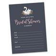 thumbnail image 2 of Inkdotpot 30SwanFill-In Style Bridal Shower Invitations Wedding Blank Invites, 2 of 8
