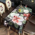 thumbnail image 3 of Pioneer Flower Floral Print Pattern Rectangle Tablecloth 60"x120",Waterproof Polyester Rectangle Table Cloth, Wipeable Spillproof Polyester Tablecloth for Dining, Camping, Indoor and Outdoor, 3 of 6