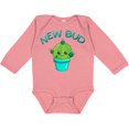 thumbnail image 3 of Inktastic New Bud- cute baby cactus Boys or Girls Long Sleeve Baby Bodysuit, 3 of 5