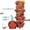 Red, variant on DUNCHATY 1 Pack 6-Tier Stackable Vertical Planter Tower with Removable Wheels & Tools – Space-Saving Indoor/Outdoor Garden Pots for Strawberries, Herbs, Flowers & Vegetables (Red)