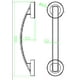thumbnail image 4 of Manija de succión de acero inoxidable Yuyangstore Barra de la manija del baño 30 centimetros, 4 of 7