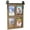 Brown, variant on Excello Global Products EGP-HD-0445-A Barndoor Collage Photo Frames, Collage Picture Frames Holds Four 4" X 6" Photos, Brown, 13" X 17"