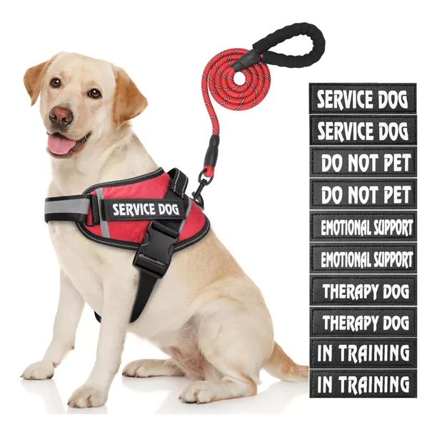Chaleco Para Perros De Servicio, Arnes Reflectante Para P...