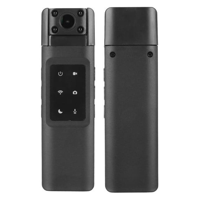 Videocámara De Bolsillo, Mini Grabadora De Vídeo Gran Angular De 130 Grados, Visión Nocturna Infrarroja, Multiusos, WiFi 1080P Para Grabación De Coche