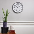 Titan Plastic Contemporary Wall Clock with Embossed Numerals ( 11.61 ...