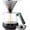 AQU022, variant on Pour Over Coffee Maker with Stainless Steel Filter & Borosilicate Glass Carafe - 28oz Drip Coffee Pot for Rich Flavor, Easy Cleanup & Dishwasher Safe Components, Ideal for Daily Use
