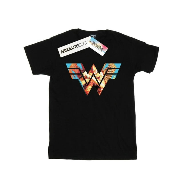 DC Comics Womens Wonder Woman 84 Symbol Crossed Arms Cotton Boyfriend T-Shirt