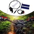 thumbnail image 4 of Empuñaduras de , juego de cables, accesorios con interruptor de encendido y apagado de 7/8 "(22 mm), apto para ATV 50-250cc 125cc 250cc 200 Azul Sunnimix Acelerador del acelerador, 4 of 8