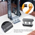 thumbnail image 3 of Baohd Bike Fork Mount Quick Release Fixed Clip Bicycle Front Fork Aluminum Alloy Mount Bike Accessory, Dark Silver Grey, 3 of 8