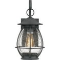thumbnail image 3 of Quoizel Boston 7" Outdoor Wall Light in Mottled Black, 3 of 4
