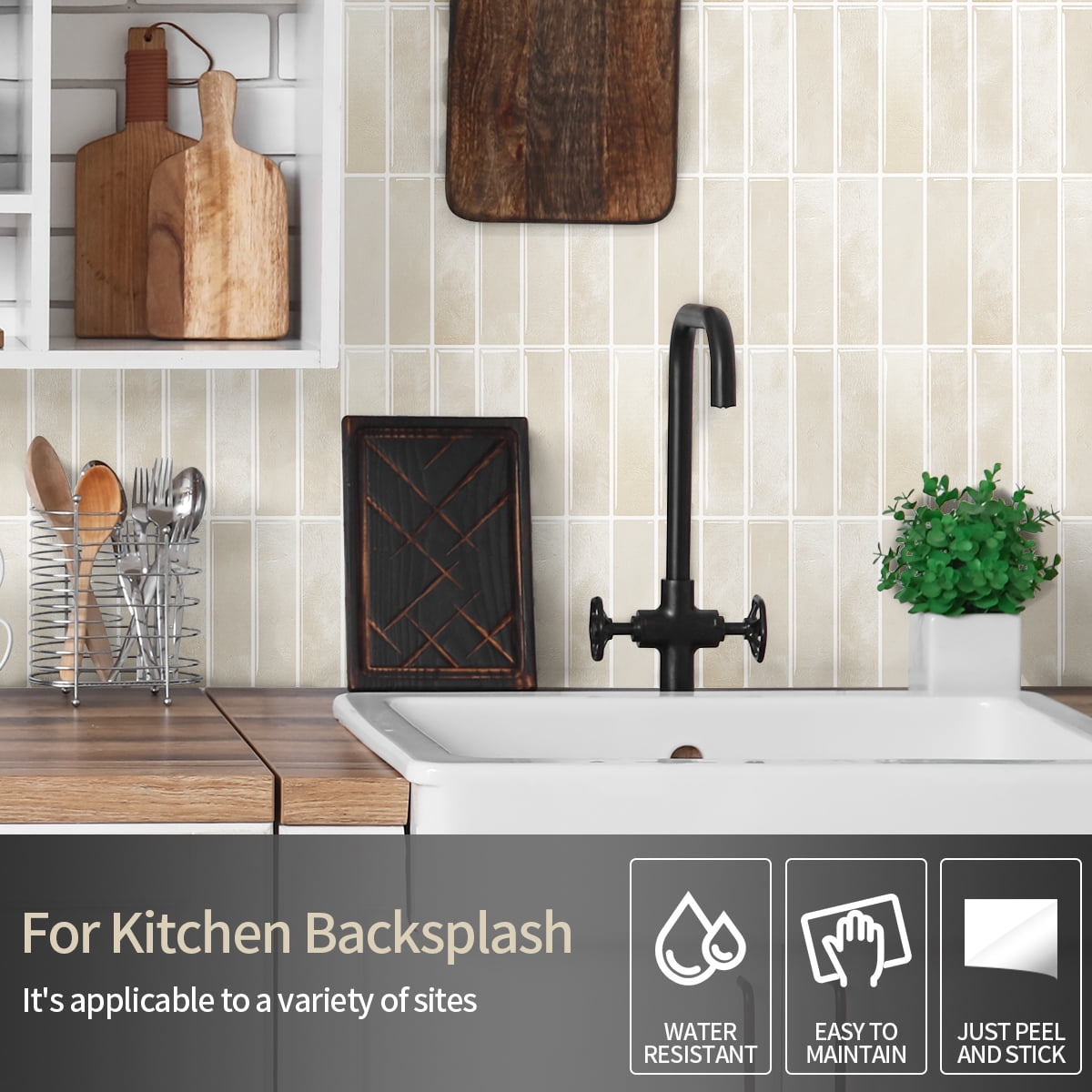 Peel and Stick Backsplash 3D Wall Tiles,Self-Adhesive,Oil Proof,Waterproof, Removable Wall Panels for Kitchen & Bathroom,Modern Design, Easy Install (10.7ft，12x9 inch,15 Pack)