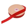 thumbnail image 4 of Cinta de terciopelo con carrete, rollo de cinta de terciopelo de una sola cara de moda para envolver regalos, decoración, costura, manualidades hechas Rojo, 4 of 8