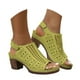 thumbnail image 3 of WILLBEST Sandalias Playa De Moda Para Mujer, Con Punta Abierta Y Tacón Alto, Para Salidas Informales, Vacaciones En La Playa Y Citas Nocturnas, Con Cierre Ajustable De Velcro., 3 of 6