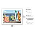 thumbnail image 2 of Warm Weather - Surfboard Art - From an Original Color Painting by Scott Westmoreland - Fine Art Matte Paper Print (Unframed) 18x24in, 2 of 4