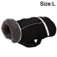 thumbnail image 2 of Ropa para perros con botones para mantener el calor y evitar salpicaduras ropa acolchada de algodón para perros, 2 of 5
