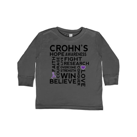 

Inktastic Crohns Disease Awareness Gift Toddler Boy or Toddler Girl Long Sleeve T-Shirt