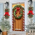 thumbnail image 6 of Elastic Christmas Door Cover for Front Door, 35x82 Inch Santa Claus Holiday Banner for Secure and Easy Decoration, 6 of 6