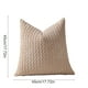thumbnail image 3 of Soft Weave Pillowcases Standard Size Breathable Face Friendly Pillow Shams Decorative Weave Pillow Case Covers, 3 of 6
