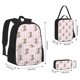 thumbnail image 2 of Easygdp Heart Cat Mochila para Niños y Niñas con Set de Caja de Almuerzo y Estuche para Lápices 3 en 1, Mochila Escolar Estampada para Adolescentes, 2 of 7