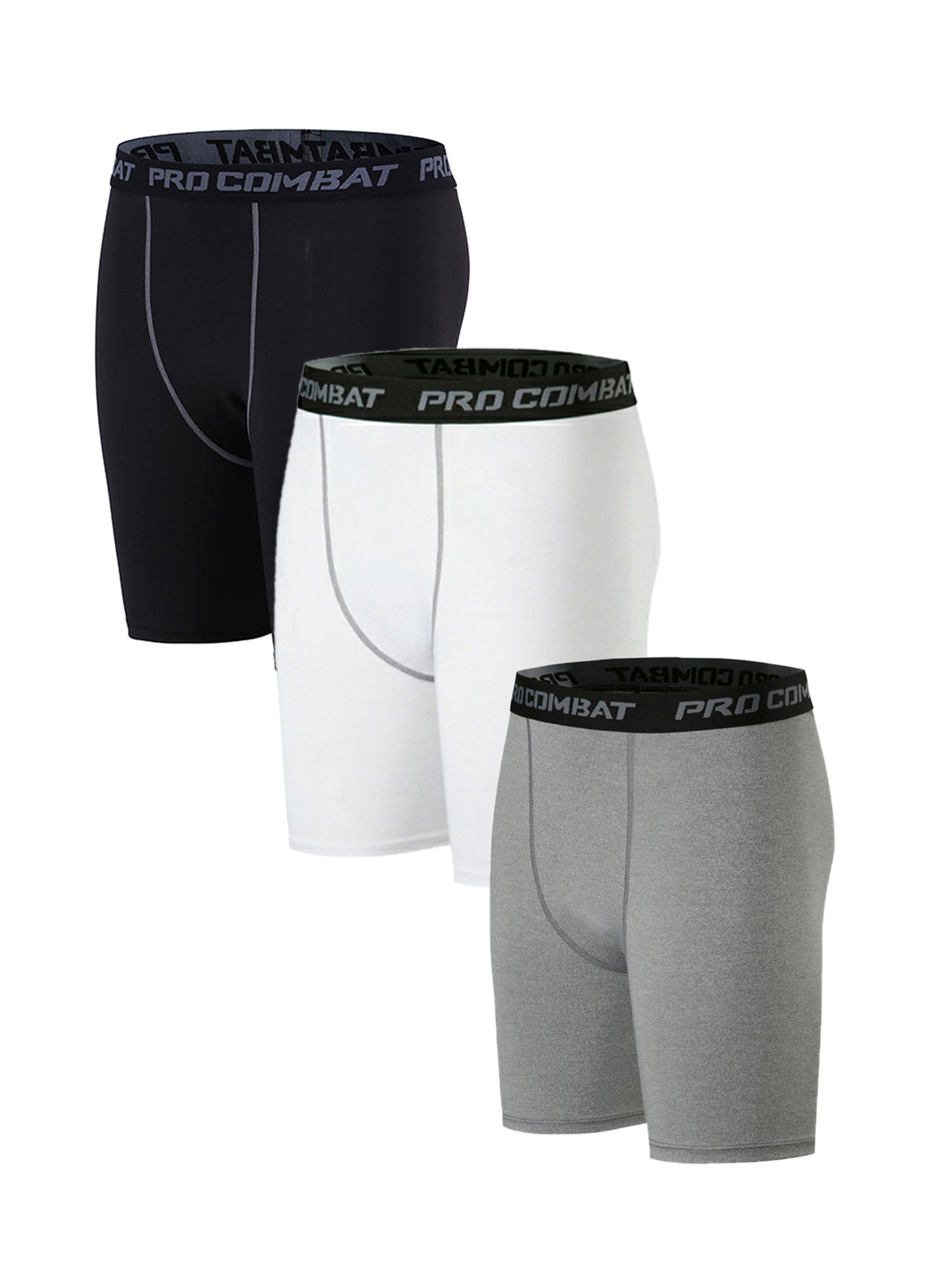 Mens lycra Boxer Shorts Trunks Fit plain adult sport Underwear,black,white/&Navy