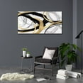 thumbnail image 5 of CDDposter Gold Wall Decor - Black Canvas Wall Art for Living Room- Large Line Artwork - 20" x 40" Oil Painting Abstract Pictures for Bedroom Kitchen Home Office, 5 of 7