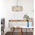 thumbnail image 2 of Elegant Lighting Madison 25" 6 Light Royal Crystal Pendant Lamp, 2 of 8