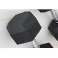 thumbnail image 3 of Mancuerna Hexagonal 40lb Bywell | Recubrimiento de Goma | Uso Profesional, 3 of 3