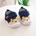 thumbnail image 4 of JAHH Toddler Sneakers Kids Baby Boys Girls Cartoon Anti-slip Shoes Soft Sole Squeaky Sneakers for Fall Winter Lightweight Breathable Non-Slip Shoe(2.5-3 Years,Dark Blue), 4 of 6